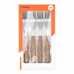 Lengvų kepsnių šakučių rinkinys kepsniams, 4 vnt