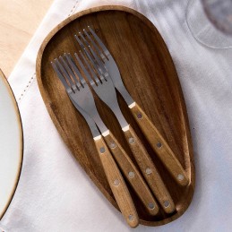 Lengvų kepsnių šakučių rinkinys kepsniams, 4 vnt