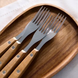 Lengvų kepsnių šakučių rinkinys kepsniams, 4 vnt