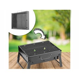 ⭐Turistinis grilis nešiojamas sulankstomas lagaminas anglis stovyklavietės kepsninė⭐