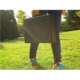 ⭐Turistinis grilis nešiojamas sulankstomas lagaminas anglis stovyklavietės kepsninė⭐