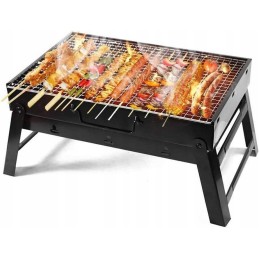 ⭐Turistinis grilis nešiojamas sulankstomas lagaminas anglis stovyklavietės kepsninė⭐