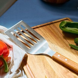 Lengva grilio mentelė šašlykams 46x10 cm Gomla