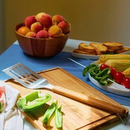 Lengva grilio mentelė šašlykams 46x10 cm Gomla