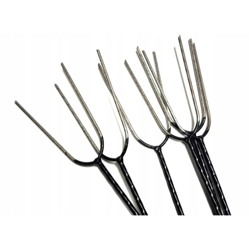 Šakės laužui su nerūdijančio plieno antgaliu 100, 10 vnt