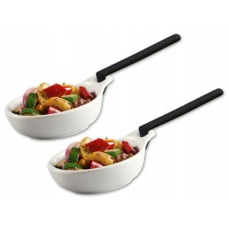 Akmens masės dubuo su nuimama rankena, 2 vnt