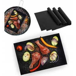 Grilio kilimėlis, daugkartinis grilio padėklas, 6 vnt., BBQ