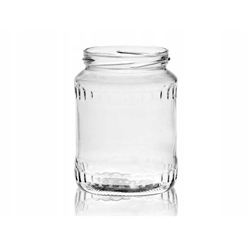 Stiklainis su dangteliu 720ml 8vnt pasigaminti savo dia. 82 mm.