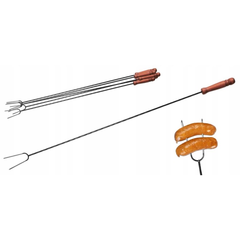 Židinio lazdos, šakutės 94cm 12 vnt