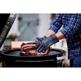 Termoizoliacinės apsauginės pirštinės grilio grotelėms