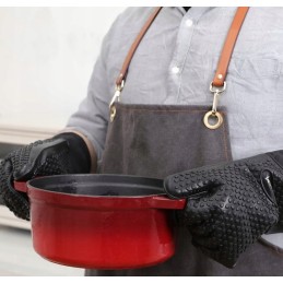 Termoizoliacinės apsauginės pirštinės grilio grotelėms