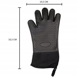 Termoizoliacinės apsauginės pirštinės grilio grotelėms