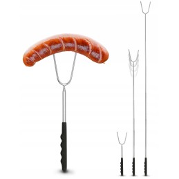 Mega rinkinys iš 4 vnt židinio šakučių grilio šakių