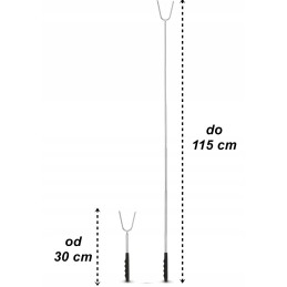Mega rinkinys iš 4 vnt židinio šakučių grilio šakių