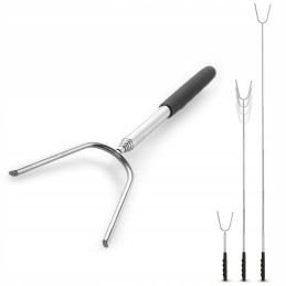 Mega rinkinys iš 4 vnt židinio šakučių grilio šakių