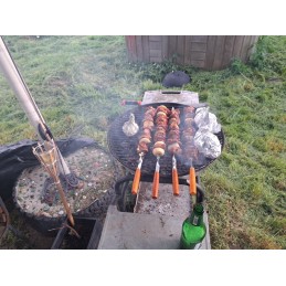 Iešmeliai griliui, 60 cm, rinkinyje 4 vnt