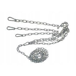 Grilio grandinėlė 410 cm grotelių pakabinimui, cinkuoto trikojo komplektas