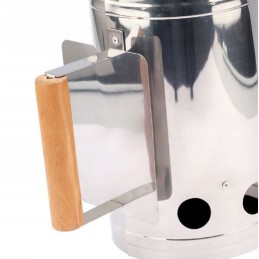 Kaminas grotelių uždegimui, anglies briketai, židinio starteris, viryklė