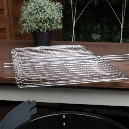 Metalinės bbq guru grilio grotelės 35x63 5 cm