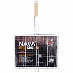 Metalinės bbq guru grilio grotelės 35x63 5 cm