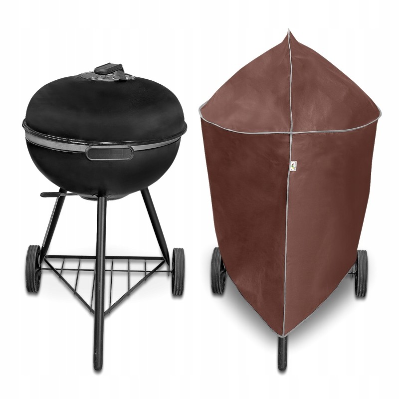 Neperšlampamas grilio dangtis, apvalus, vidutinio dydžio