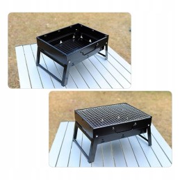 Sodo kepsninė su anglimis, kelioninė, nešiojama, sulankstoma, lagaminas