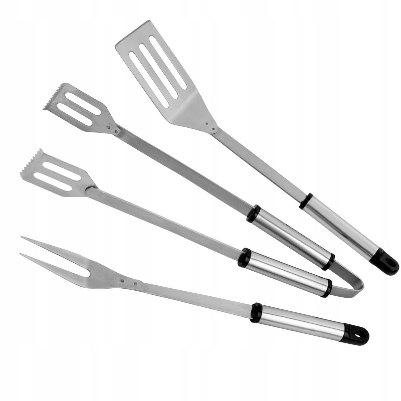 3 dalių nerūdijančio plieno kepsninės stalo įrankiai
