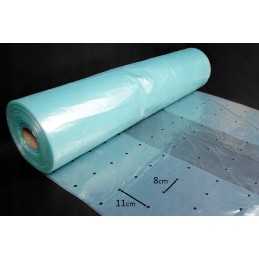 Perforuota folija su UV filtru, 3,6 x 1 m, skaidri