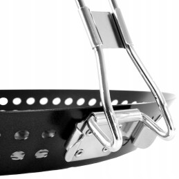 Grilio keptuvė laužui, 30 cm plieninės grilio grotelės