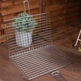 Metalinės bbq guru grilio grotelės 35x55 cm n