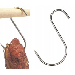 S 515 rūkymo kablys 15 cm fi 5 skirtas rūkymui labai stiprus aštrus prabangus nerūdijantis plienas