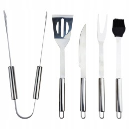 Virtuvės reikmenys, kepsninės stalo įrankių rinkinys dėkle