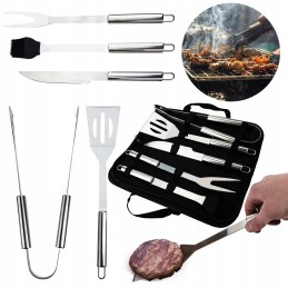 Virtuvės reikmenys, kepsninės stalo įrankių rinkinys dėkle