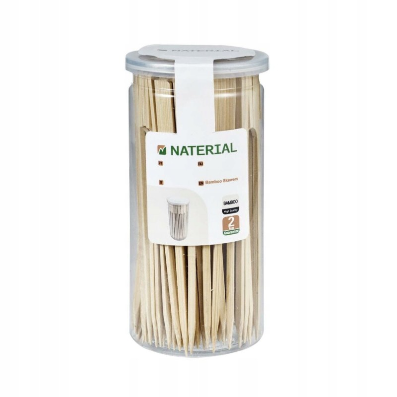 Bambukinės kepsninės lazdelės 15 cm 110 vnt. medžiaga