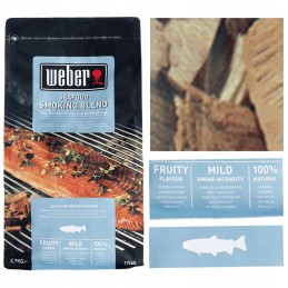 Weber 17665 jūros gėrybių rūkymo mediena