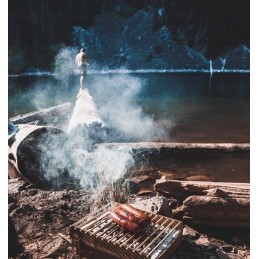 Ekologiškas grilis casusgrill 100 bio piknikas