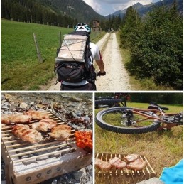 Ekologiškas grilis casusgrill 100 bio piknikas