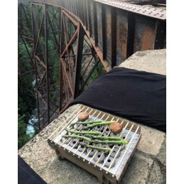 Ekologiškas grilis casusgrill 100 bio piknikas