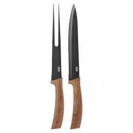 Kepsnių peilių ir šakučių rinkinys aukščiausios kokybės kepimui ant grotelių – aguonų virtuvės gyvenimas