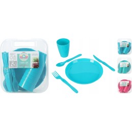 Pikniko rinkinys 31 dalis 6 asmenims, 3 spalvos