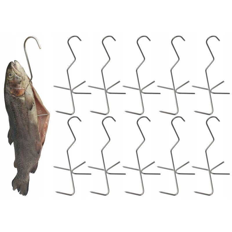 H 320 lux rūkymo kabliukai upėtakių žuvims