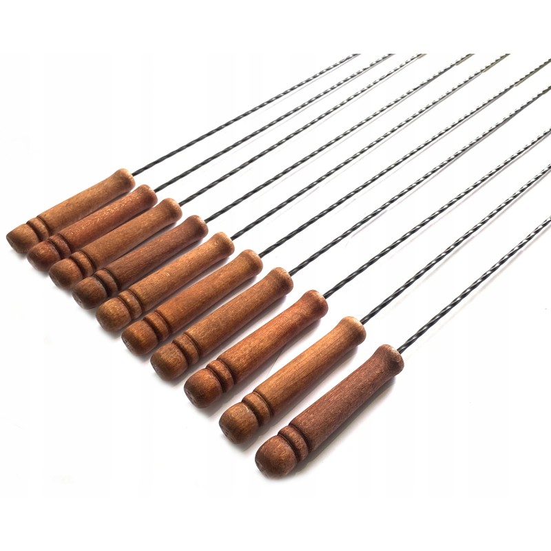 Kepimo šakutė, nerūdijančio plieno galai, 120 cm