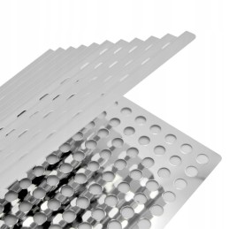 2x grilio lėkštė mėsai, dešrelėms, žuviai, daržovėms kepti, plokščia, gofruota