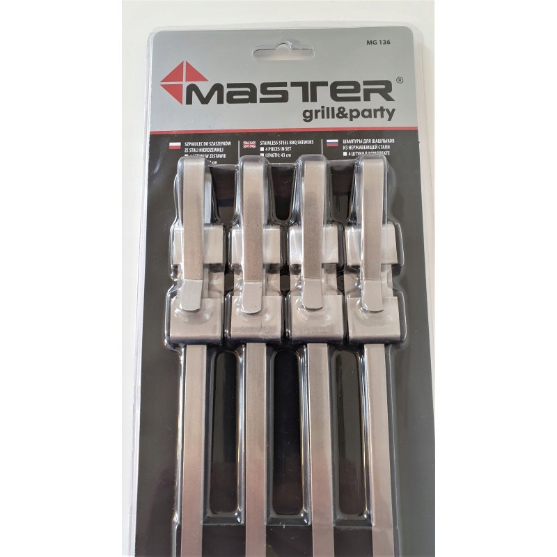 Iešmelis 43 cm, 4 vnt, inox