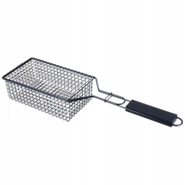 Uždaras grilio krepšys skirtas kepti mėsą, žuvį ir daržoves