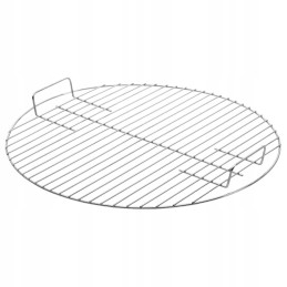 Grilio grotelės 41 5 cm apvalios su rankenomis