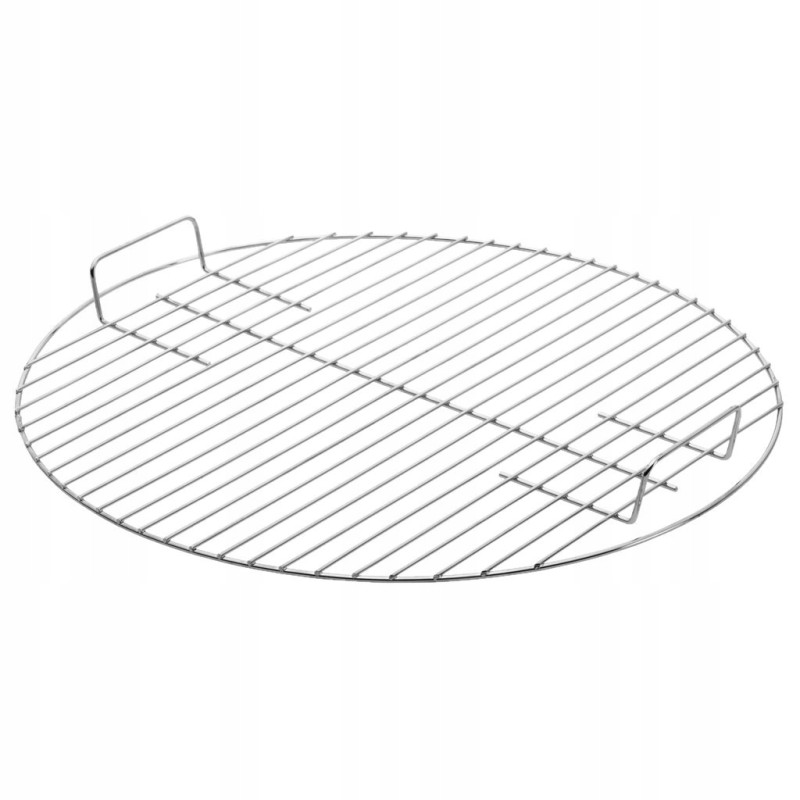 Grilio grotelės 41 5 cm apvalios su rankenomis