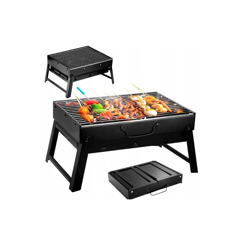 Turistinė anglių kepsninė su sulankstomu lagaminu