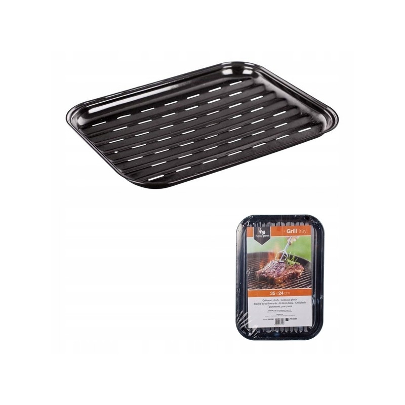 Grilio padėklas maistui iškylai, 35 cm