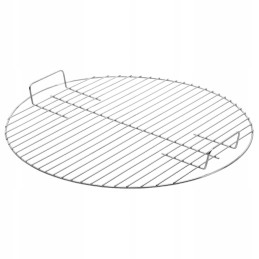 Grilio grotelės 41 5 cm apvalios su rankenomis